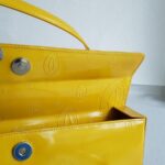 Cartier Vintage Bag Yellow Patent Leather with Gold Hardware #RSKL-2 - Image 17