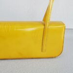Cartier Vintage Bag Yellow Patent Leather with Gold Hardware #RSKL-2 - Image 6