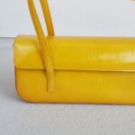 Cartier Vintage Bag Yellow Patent Leather with Gold Hardware #RSKL-2 - Image 3