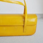 Cartier Vintage Bag Yellow Patent Leather with Gold Hardware #RSKL-2 - Image 4