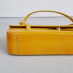 Cartier Vintage Bag Yellow Patent Leather with Gold Hardware #RSKL-2 - Image 10