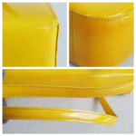 Cartier Vintage Bag Yellow Patent Leather with Gold Hardware #RSKL-2 - Image 12