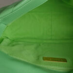 Chanel 19 Flap Bag Green Lambskin with Gold/Silver/Ruthenium Hardware #RKSK-1 - Image 26