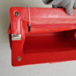 Chanel Clutch Red Lambskin with Silver Hardware #RYLT-2 - Image 22