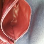 Chanel Coco Handle Large Navy Blue/Maroon with Grained Calfskin/Lizard Skin Printed Handle and Rustic Gold Hardware #RKCT-2 - Image 33