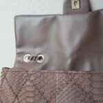 Chanel Flap Bag Brown Snake Skin with Silver Hardware #RSLC-1 - Image 19