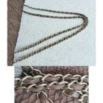 Chanel Flap Bag Brown Snake Skin with Silver Hardware #RSLC-1 - Image 15