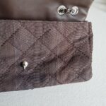 Chanel Flap Bag Brown Snake Skin with Silver Hardware #RSLC-1 - Image 22
