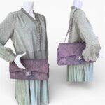 Chanel Flap Bag Brown Snake Skin with Silver Hardware #RSLC-1 - Image 30