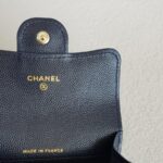 Chanel Pouch/ Card Holder Blue Grained Calfskin with Gold Hardware #RTYC-3 - Image 16