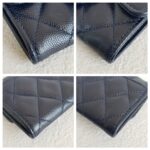 Chanel Pouch/ Card Holder Blue Grained Calfskin with Gold Hardware #RTYC-3 - Image 12