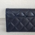 Chanel Pouch/ Card Holder Blue Grained Calfskin with Gold Hardware #RTYC-3 - Image 5