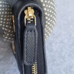 Chanel Small Pouch Blue Grained Calfskin with Gold Hardware #RTYC-2 - Image 9