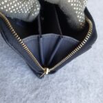 Chanel Small Pouch Blue Grained Calfskin with Gold Hardware #RTYC-2 - Image 10