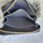 Chanel Small Pouch Blue Grained Calfskin with Gold Hardware #RTYC-2 - Image 14