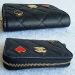 Chanel Small Pouch Blue Grained Calfskin with Gold Hardware #RTYC-2 - Image 6