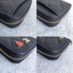 Chanel Small Pouch Blue Grained Calfskin with Gold Hardware #RTYC-2 - Image 7