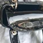 Christian Dior Lady Dior Mini Black Patent Leather with Gold Hardware #RTCL-5 - Image 21