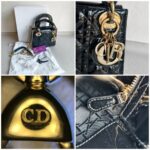 Christian Dior Lady Dior Mini Black Patent Leather with Gold Hardware #RTCL-5 - Image 4