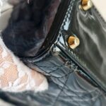 Christian Dior Lady Dior Mini Black Patent Leather with Gold Hardware #RTCL-5 - Image 9