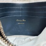 Christian Dior Saddle Pouch Chain/Clutch Blue Canvas with Leather and Gold Hardware #RTCS-1 - Image 18