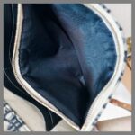 Christian Dior Saddle Pouch Chain/Clutch Blue Canvas with Leather and Gold Hardware #RTCS-1 - Image 19