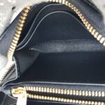 Christian Dior Small Lady Dior Voyageur Coin Purse Black Lambskin with Gold Hardware #RTYC-1 - Image 17