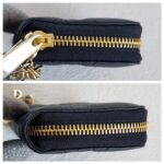 Christian Dior Small Lady Dior Voyageur Coin Purse Black Lambskin with Gold Hardware #RTYC-1 - Image 5