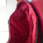 Dior Mini Saddle Bag Maroon Leather with Gold Hardware #RTLK-1 - Image 26