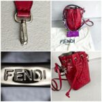 Fendi Mon Tresor Mini Bucket Bag Dark Red Calf Leather and Silver Hardware #RTLK-3 - Image 15