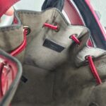 Fendi Mon Tresor Mini Bucket Bag Dark Red Calf Leather and Silver Hardware #RTLK-3 - Image 21