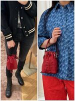 Fendi Mon Tresor Mini Bucket Bag Dark Red Calf Leather and Silver Hardware #RTLK-3 - Image 22