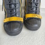 Giuseppe Zanotti Lorenz Croc Embossed Leather High-top Wedge Size 39 #RTLS-1 - Image 3