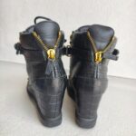 Giuseppe Zanotti Lorenz Croc Embossed Leather High-top Wedge Size 39 #RTLS-1 - Image 8