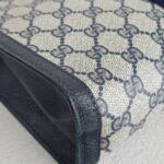 Gucci Vintage Clutch Grey/Brown Coated Canvas with Leather #RYTY-3 - Image 14