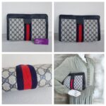 Gucci Vintage Clutch Grey/Brown Coated Canvas with Leather #RYTY-3 - Image 2