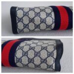 Gucci Vintage Clutch Grey/Brown Coated Canvas with Leather #RYTY-3 - Image 11