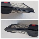 Gucci Vintage Clutch Grey/Brown Coated Canvas with Leather #RYTY-3 - Image 10