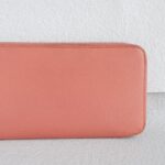 Hermes Silk'In Classique Long Wallet Pink Epsom Leather with Palladium Plated Hardware Bag #RTEK-5 - Image 4