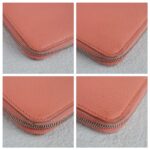 Hermes Silk'In Classique Long Wallet Pink Epsom Leather with Palladium Plated Hardware Bag #RTEK-5 - Image 11