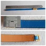 Hermes Size M Rivale Double Tour Bracelet Gold Plated Hardware #RSKE-1 - Image 8