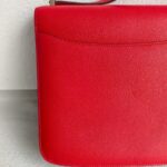 Hermes 2002 Bag Rouge Casaque Evercolor Leather with Palladium Hardware Bag #RTUE-1 - Image 5