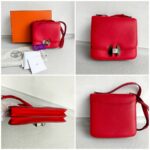 Hermes 2002 Bag Rouge Casaque Evercolor Leather with Palladium Hardware Bag #RTUE-1 - Image 2