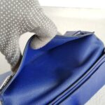 Hermes Bearn Long Wallet Blue Epsom Leather with Palladium Plated Hardware Bag #RYLR-7 - Image 20