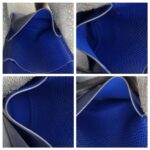 Hermes Bearn Long Wallet Blue Epsom Leather with Palladium Plated Hardware Bag #RYLR-7 - Image 29