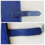 Hermes Bearn Long Wallet Blue Epsom Leather with Palladium Plated Hardware Bag #RYLR-7 - Image 10