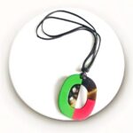 Hermes Buffalo Horn Necklace #RTLE-4