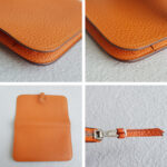 Hermes Dogon Duo Orange Clemence Leather #OOKL-2 - Image 10