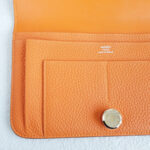 Hermes Dogon Duo Orange Clemence Leather #OOKL-2 - Image 11