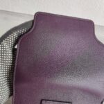 Hermes Roulis Slim Wallet /Waist Pouch Purple Swift Leather with Palladium-Plated Hardware #RTCL-4 - Image 3